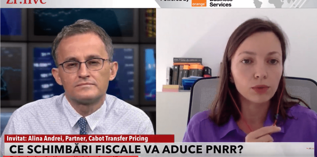 Alina Andrei despre PNRR și reformele fiscale la ZF Live